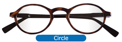 La collezione di occhiali da lettura premontati per leggere e vedere da vicino con la presbiopia semplice Circle con lenti rotonde all ultima tendenza moda - DaVicino
